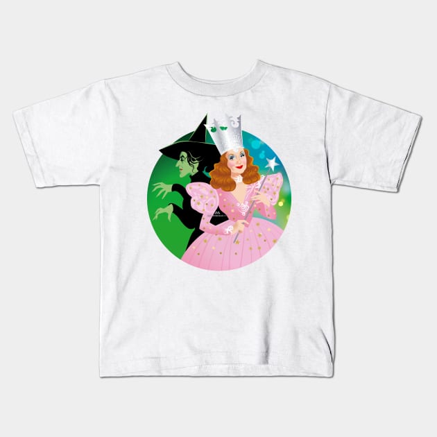 Are you a good witch or a bad witch? Kids T-Shirt by AlejandroMogolloArt